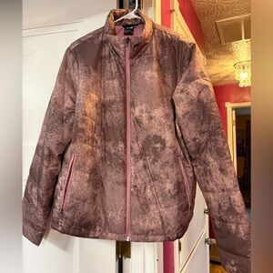 The North Face Women's Brown  & Pink Puffer Jacket NEW
